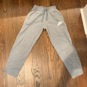 Kids Nike Grey Comfortable Cotton Pants (YOUTH M)